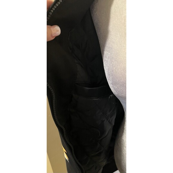 NICKELODEON Hey Arnold X MEMBERS ONLY Black Graphic Jacket Men’s Unisex Size XL - Picture 6 of 11